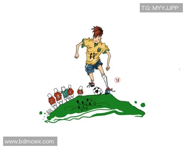 足球球星动漫手绘风格创意插画大集合展现球场魅力与梦想激情